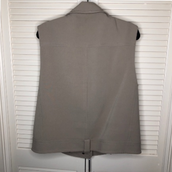 Topshop Zip-up Moto Vest - Picture 3 of 4